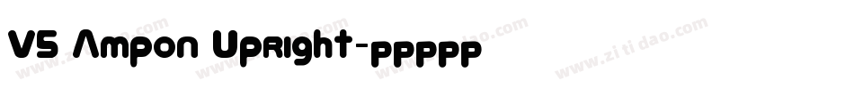 V5 Ampon Upright字体转换